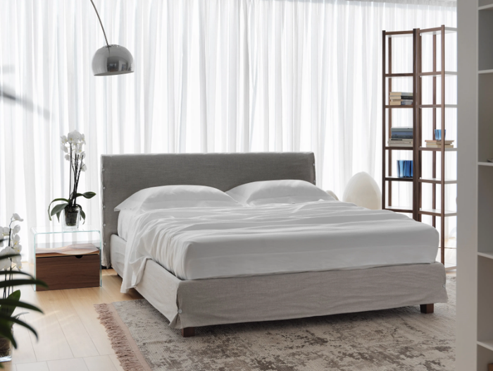 WHITE - Double bed with removable cover _ Casamania & Horm